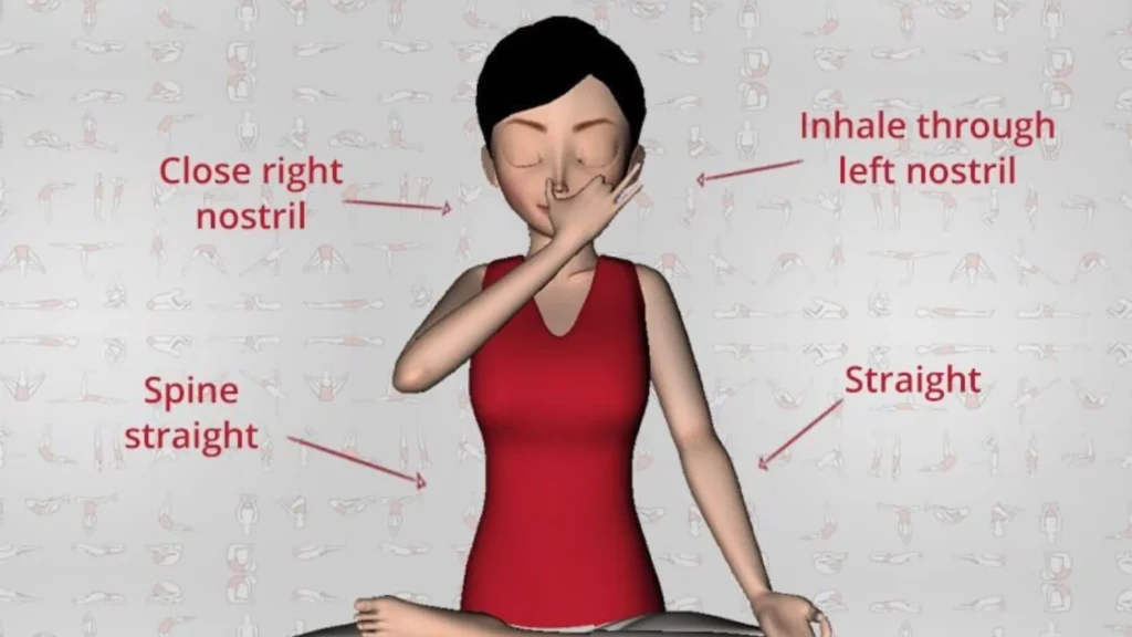 Chandrabhedan Pranayam